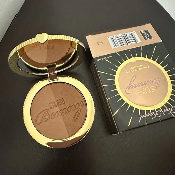 NEW FULL SIZE TOO FACED SUN BUNNY RADIANT DUO TONE BRONZIER IN CALIFORNI… - Picture 8 of 11